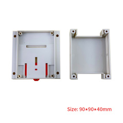 90*90*40mm Din Rail Electronic Enclosure Project Box Plastic PLC Instrument Case Box