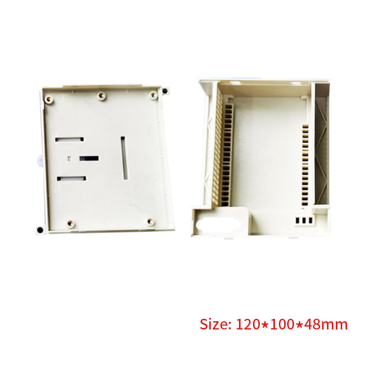 ABS Material Din Rail Plastic Enclosure Control Box for electronic device 120*100*48mm