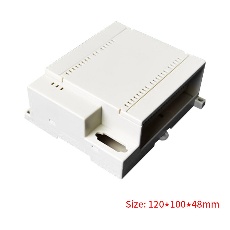 ABS Material Din Rail Plastic Enclosure Control Box for electronic device 120*100*48mm