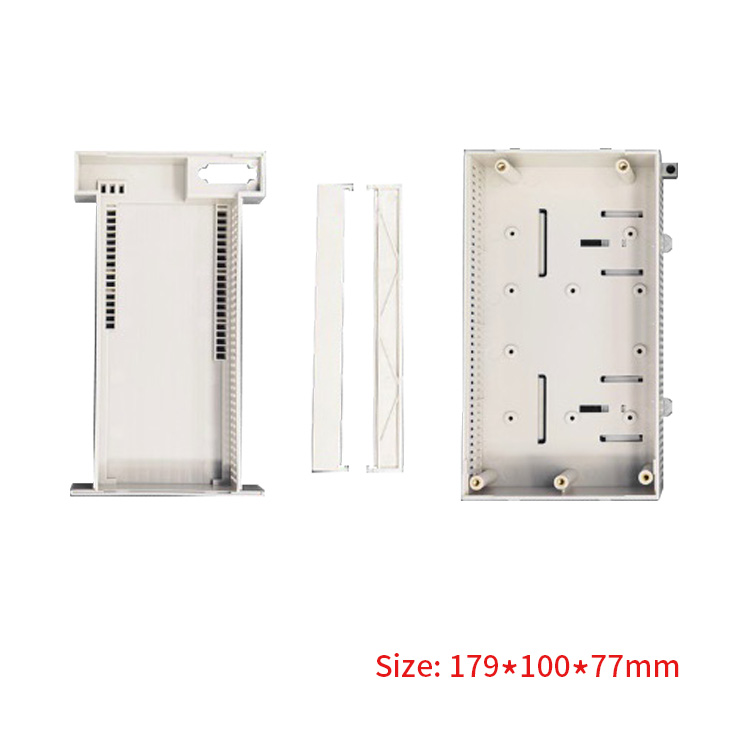 plastic din rail enclosure industrial control box 179*100*77mm