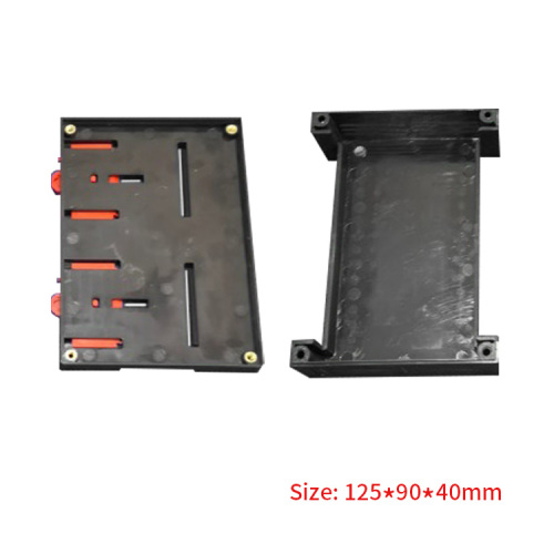 Abs Plastic Din Rial Housing enclosure Case Control Box for Electronics 125*90*40mm