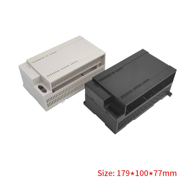 plastic din rail enclosure industrial control box 179*100*77mm