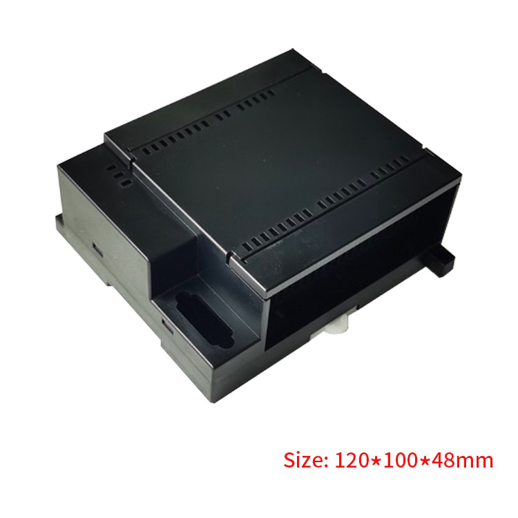 ABS Material Din Rail Plastic Enclosure Control Box for electronic device 120*100*48mm