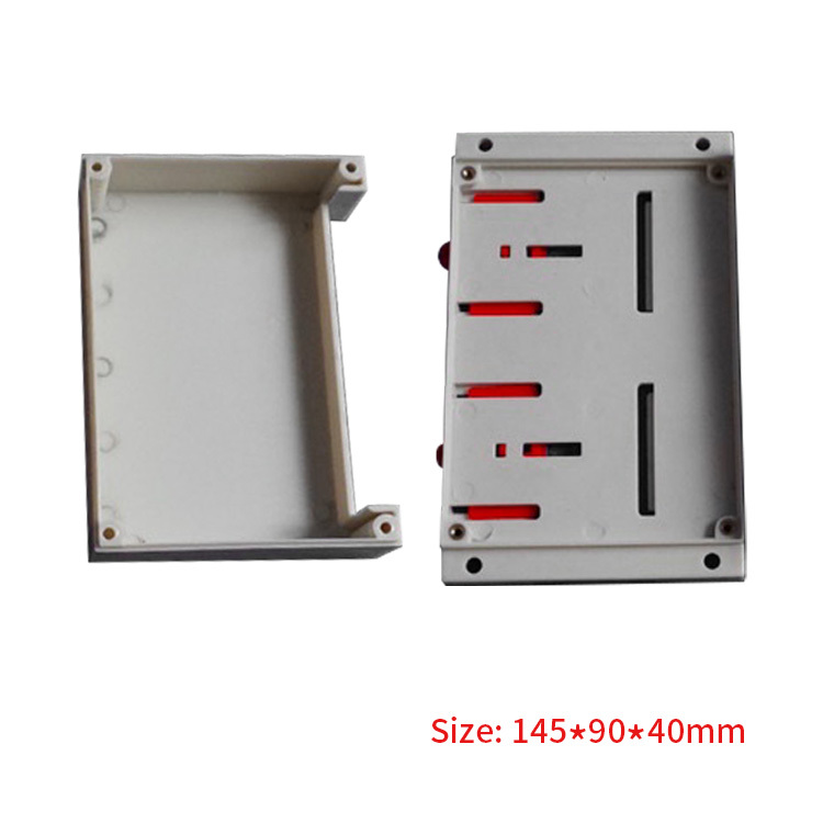 DIN Rail Box Enclosure Plastic Enclosure PLC Control Box Electronics Enclosure PCB Enclosure Junction Box