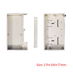 179*100*77mm Din Rail LCD Enclosure Plastic Device Housing For Electronics Box