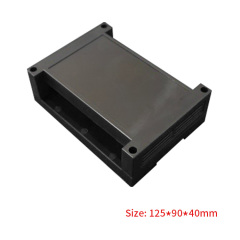 Abs Plastic Din Rial Housing enclosure Case Control Box for Electronics 125*90*40mm