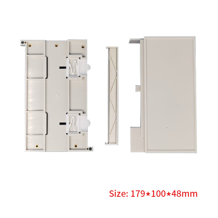 abs plastic box din rail enclosure electronic PLC industrial box 179*100*48mm