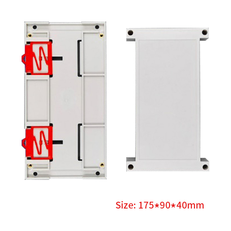 175*90*40mmHigh Quality Plastic ABS Din Rail Electronic PLC Control Instrument Enclosure Box