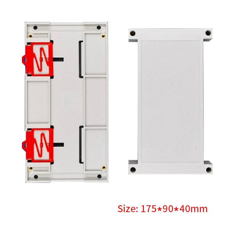 DIN Rail Box Enclosure Plastic Enclosure PLC Control Box Electronics Enclosure PCB Enclosure Junction Box