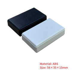 Manufacturer ABS Plastic Enclosure Small Potting enclosure junction box PCB box electronic enclosure 58*35*15MM