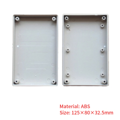 Manufacturer ABS Plastic Enclosure Small Potting enclosure junction box PCB box electronic enclosure 125*80*32.5MM