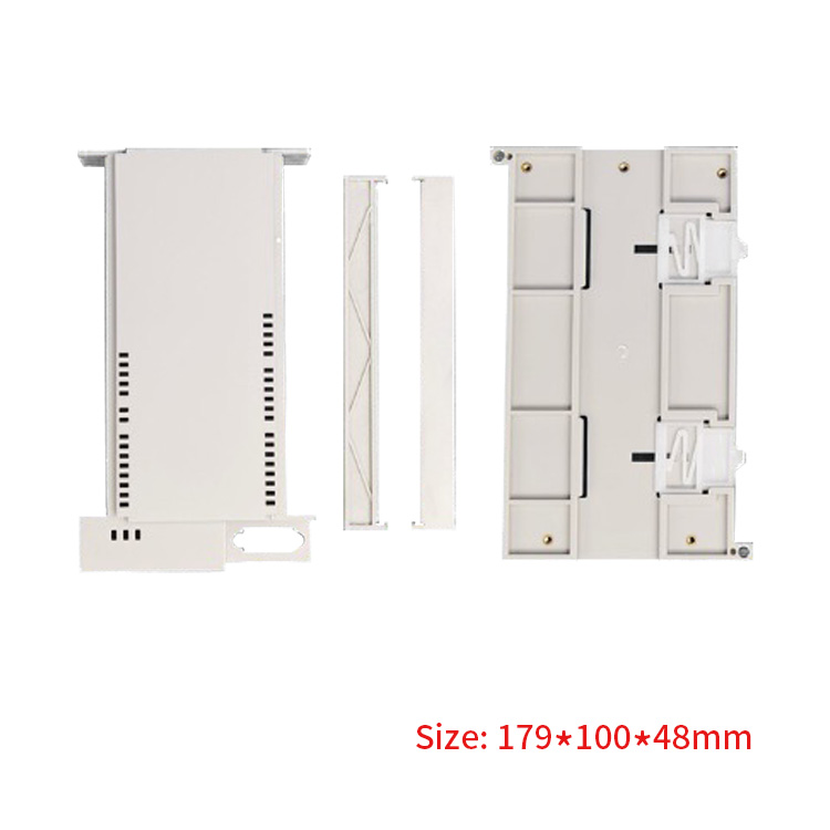 179*100*48mm High quality plastic din rail enclosure electronic control box for PCB circuit board