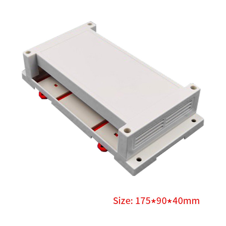 DIN Rail Box Enclosure Plastic Enclosure PLC Control Box Electronics Enclosure PCB Enclosure Junction Box