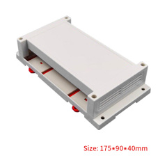 175*90*40mmHigh Quality Plastic ABS Din Rail Electronic PLC Control Instrument Enclosure Box