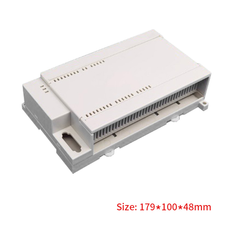 179*100*48mm High quality plastic din rail enclosure electronic control box for PCB circuit board