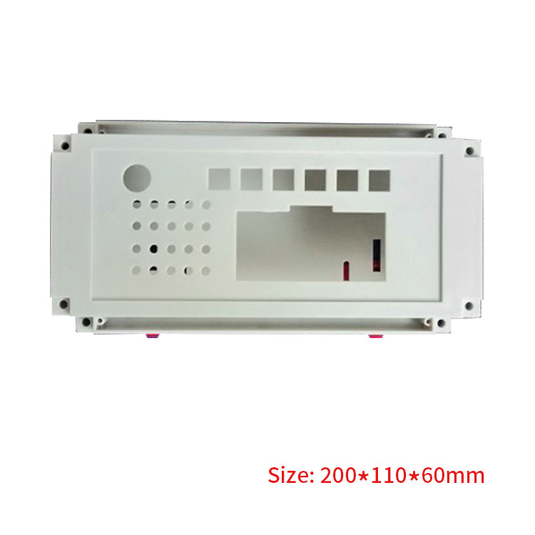 plastic project din rail box instrument housing PLC enclosure 200*110*60mm
