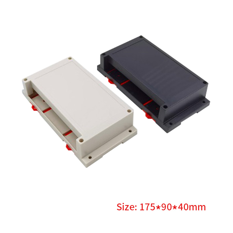 abs plastic box din rail enclosure electronic equipment industrial box 175*90*40mm
