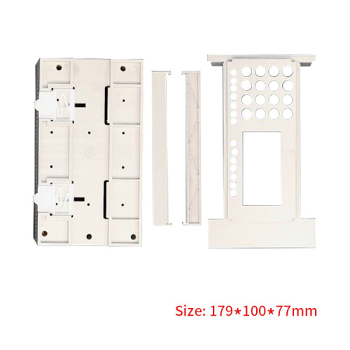 179*100*77mm electronic box enclosure din rail enclosure ABS plastic for electronic device