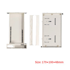 179*100*48mm High quality plastic din rail enclosure electronic control box for PCB circuit board