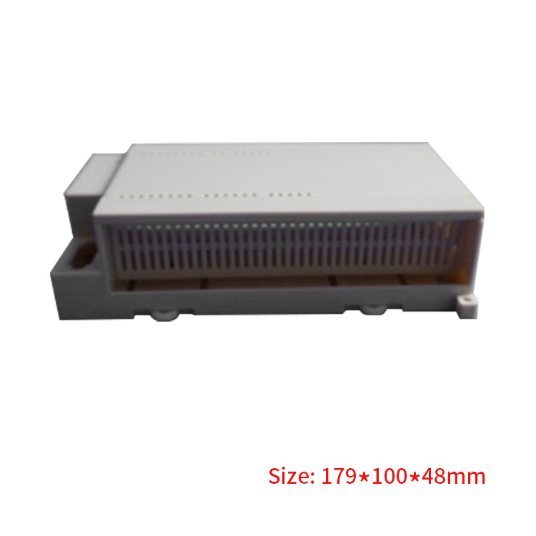 179*100*48mm High Quality PLC Industrial Boxes Din Rail Enclosure Plastic Electrical Enclosure Instrument Box