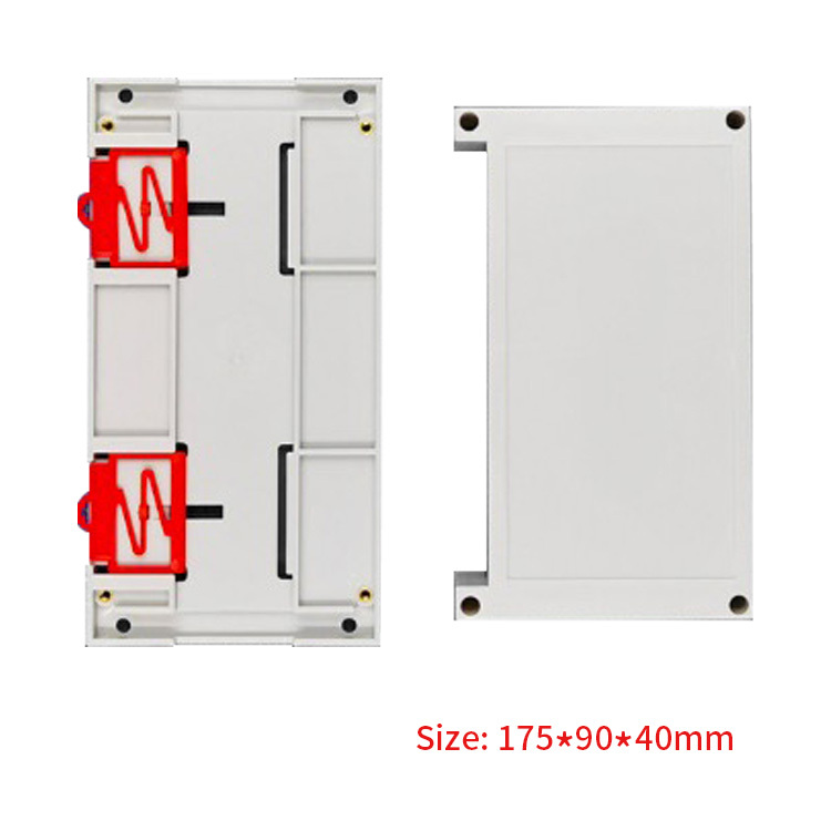 abs plastic box din rail enclosure electronic equipment industrial box 175*90*40mm