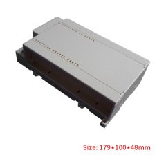 179*100*48mm High Quality PLC Industrial Boxes Din Rail Enclosure Plastic Electrical Enclosure Instrument Box