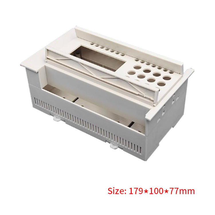 179*100*77mm electronic box enclosure din rail enclosure ABS plastic for electronic device