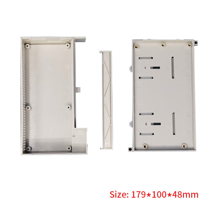 DIN Rail Box Enclosure Plastic Enclosure PLC Control Box Electronics Enclosure PCB Enclosure Junction Box