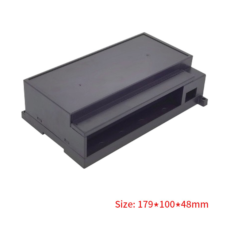 DIN Rail Box Enclosure Plastic Enclosure PLC Control Box Electronics Enclosure PCB Enclosure Junction Box