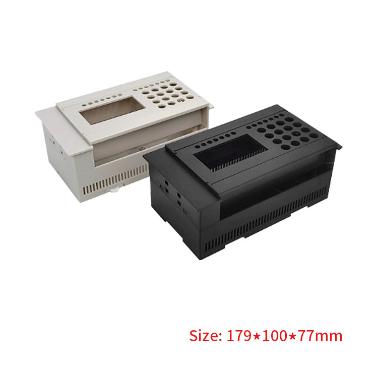 179*100*77mm electronic box enclosure din rail enclosure ABS plastic for electronic device