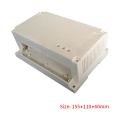 155*110*60mm ABS Plasticl Din Rail Electrical Enclosure Instrument Housing for Pcb Design