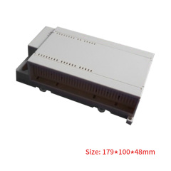 179*100*48mm High Quality PLC Industrial Boxes Din Rail Enclosure Plastic Electrical Enclosure Instrument Box