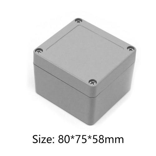 China manufacture electronic box aluminum enclosure for PCB 80*75*58mm