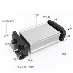 90*45mm-L China high quality aluminum enclosure for PCB circuit board box supply