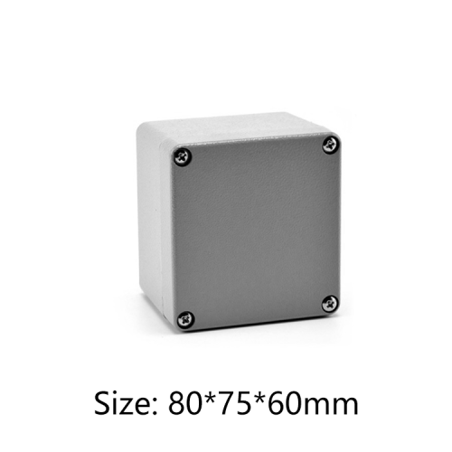 custom metal waterproof aluminum enclosure for electronics 80*75*60mm