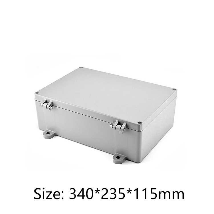 electrical die cast aluminum instrument enclosure metal junction box 340*235*115mm