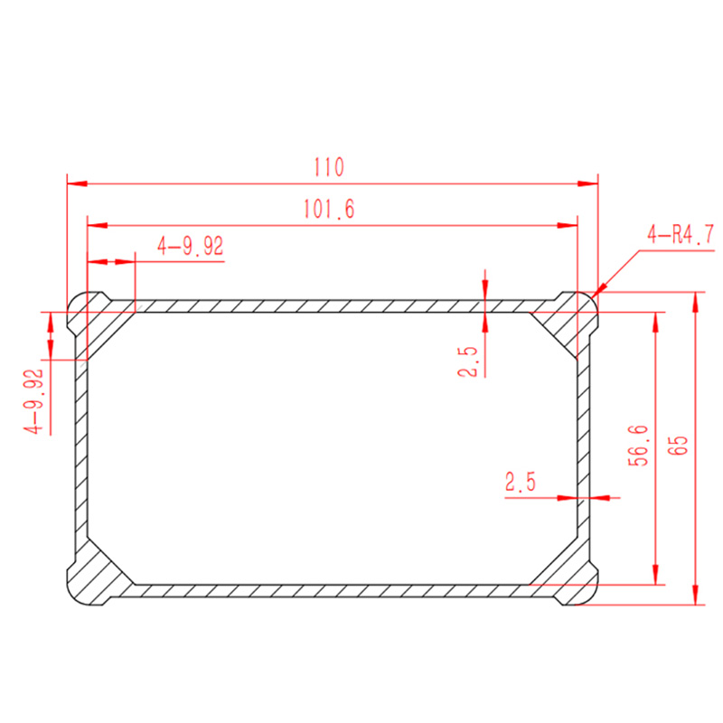 110*65mm-H Outdoor Electronic Case Enclosure Aluminum Box Project Case