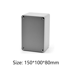 custom die cast aluminum box extrusion electrical enclosure 150*100*80mm