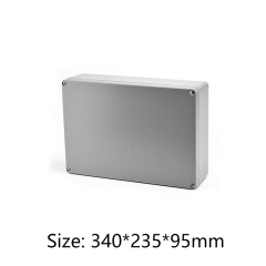 IP66 waterproof die cast aluminum enclosure for electronic metal box 340*235*95mm