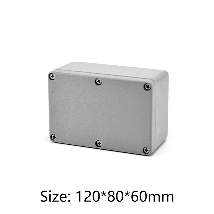 manufacture diecast aluminum electronic box enclosure for PCB 120*80*60mm