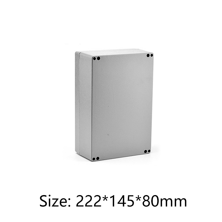 Outdoor Use Die Cast Aluminum Waterproof Project Box for Electronics 222*145*80mm