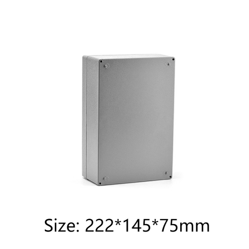 custom diecast aluminum metal stamping electronic enclosure amplifier enclosure 222*145*75mm