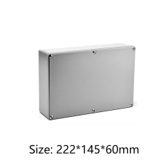 manufacturer diecast aluminum enclosure project box 222*145*60mm