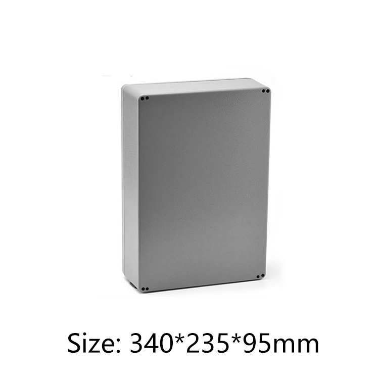 IP66 waterproof die cast aluminum enclosure for electronic metal box 340*235*95mm