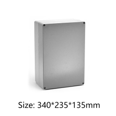Outdoor Use IP66 Die Cast Aluminum Waterproof Project Box for Electronics 340*235*135mm