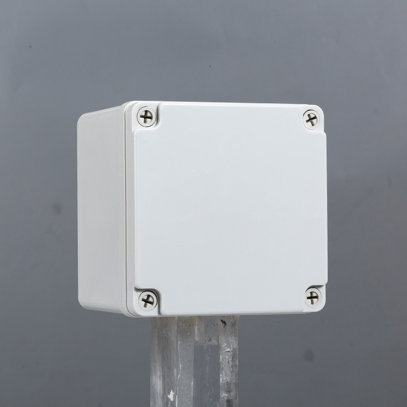 125*125*100mm Waterproof plastic box with flanges ABS plastic electrical devices instruments enclosure box housing