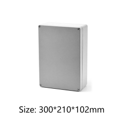 outdoor use diecast aluminum housing electronics equipment enclosure extrusion aluminium enclosure for pcb design300*210*102mm