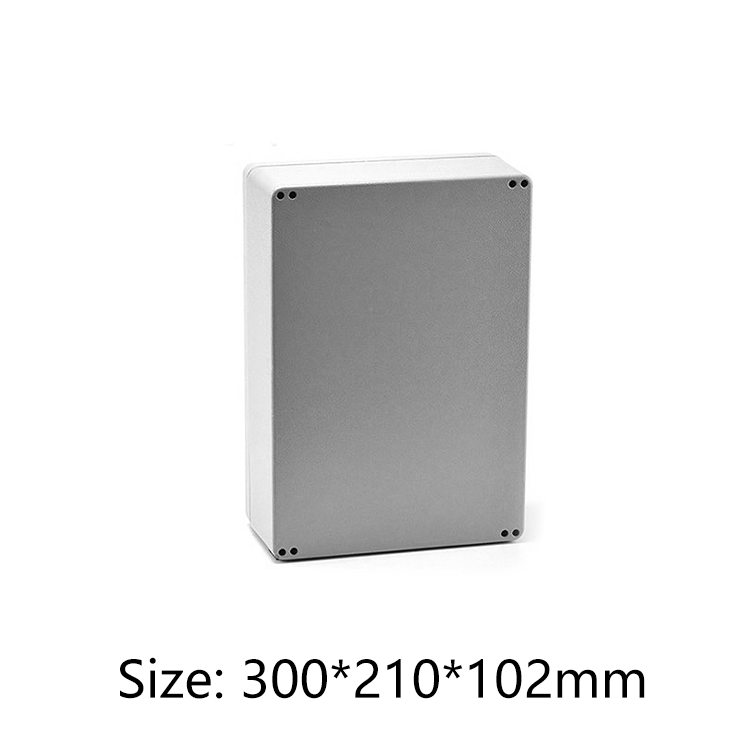 outdoor use diecast aluminum housing electronics equipment enclosure extrusion aluminium enclosure for pcb design300*210*102mm
