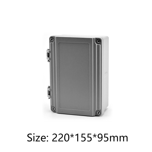 aluminium enclosure box for Circuit board Signal transmitter with cutholes and silkscreen 220*155*95mm