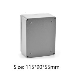 OEM Waterproof Die Casting Aluminum Electronic Enclosure 115*90*55mm
